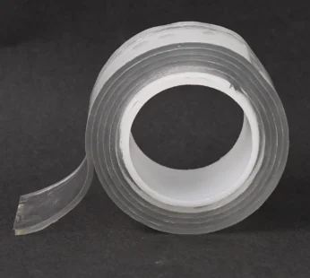 Sticky Double Sided Tape Washable Adhesive Tape Reusable (Thin / 6.5×3 Cm / 1 Pc)