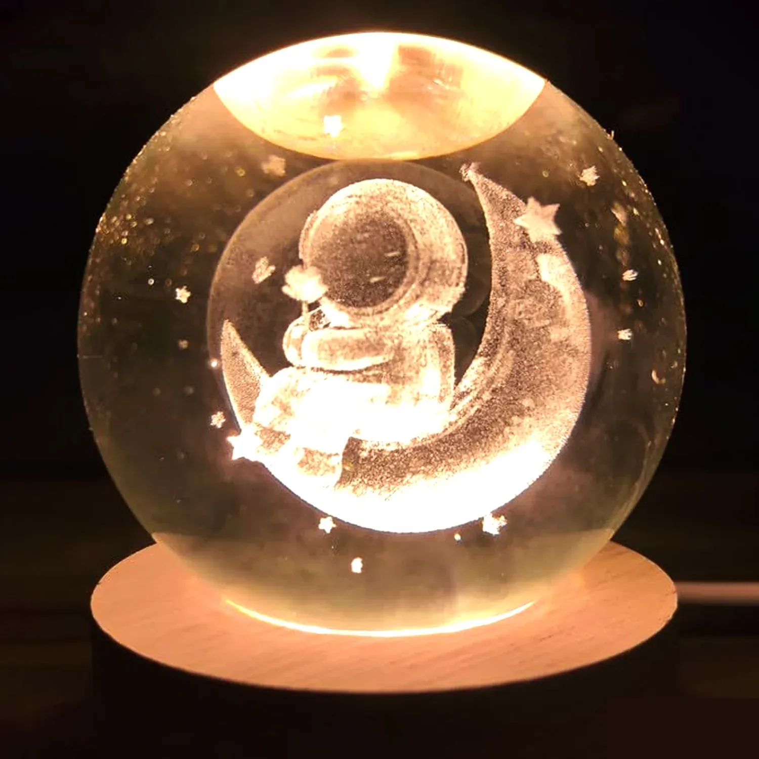 Astronaut Ball Night Light Lamp Decorative Lamp For Living Room Decor (1 Pc) - Detailed Feature View 5