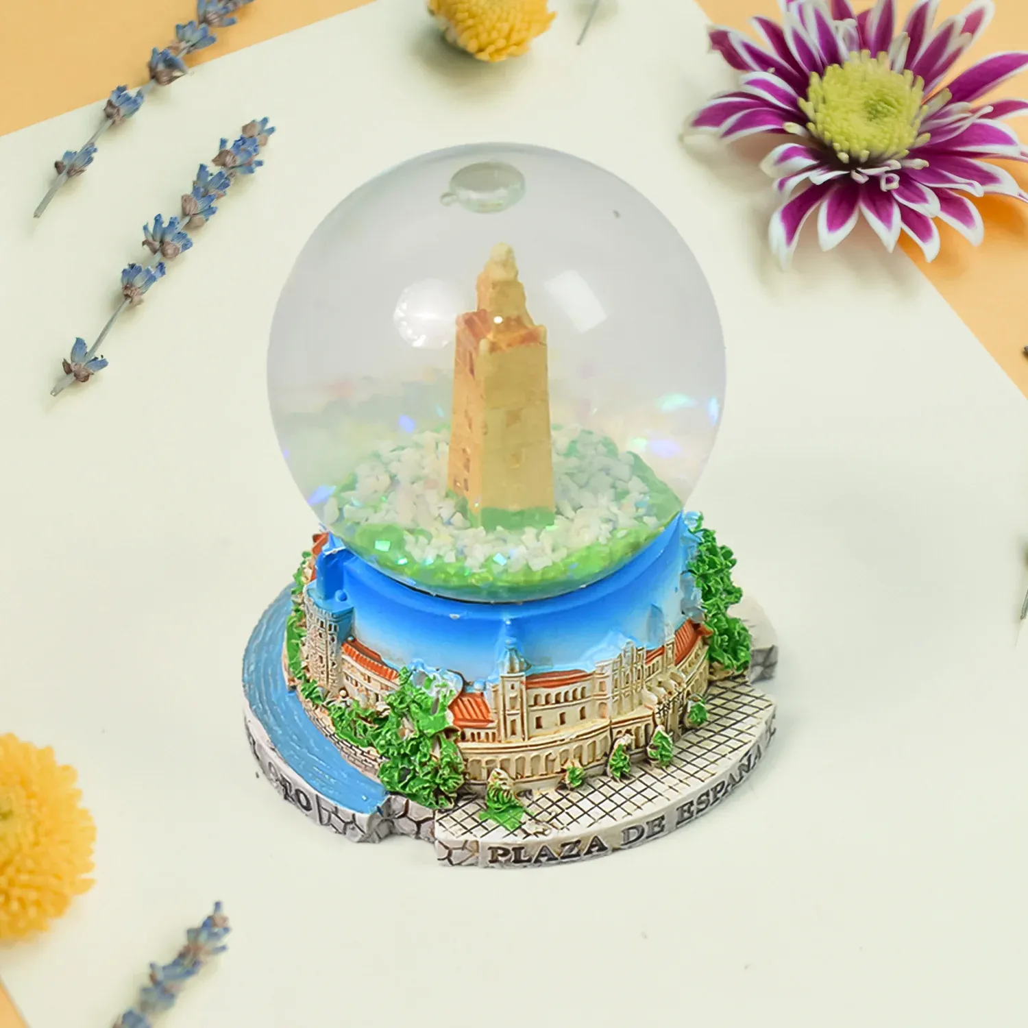 Premium Decorative Snow Globe – Elegant Desk Decor & Unique Gift | Styleva - Buy Online at Alikart