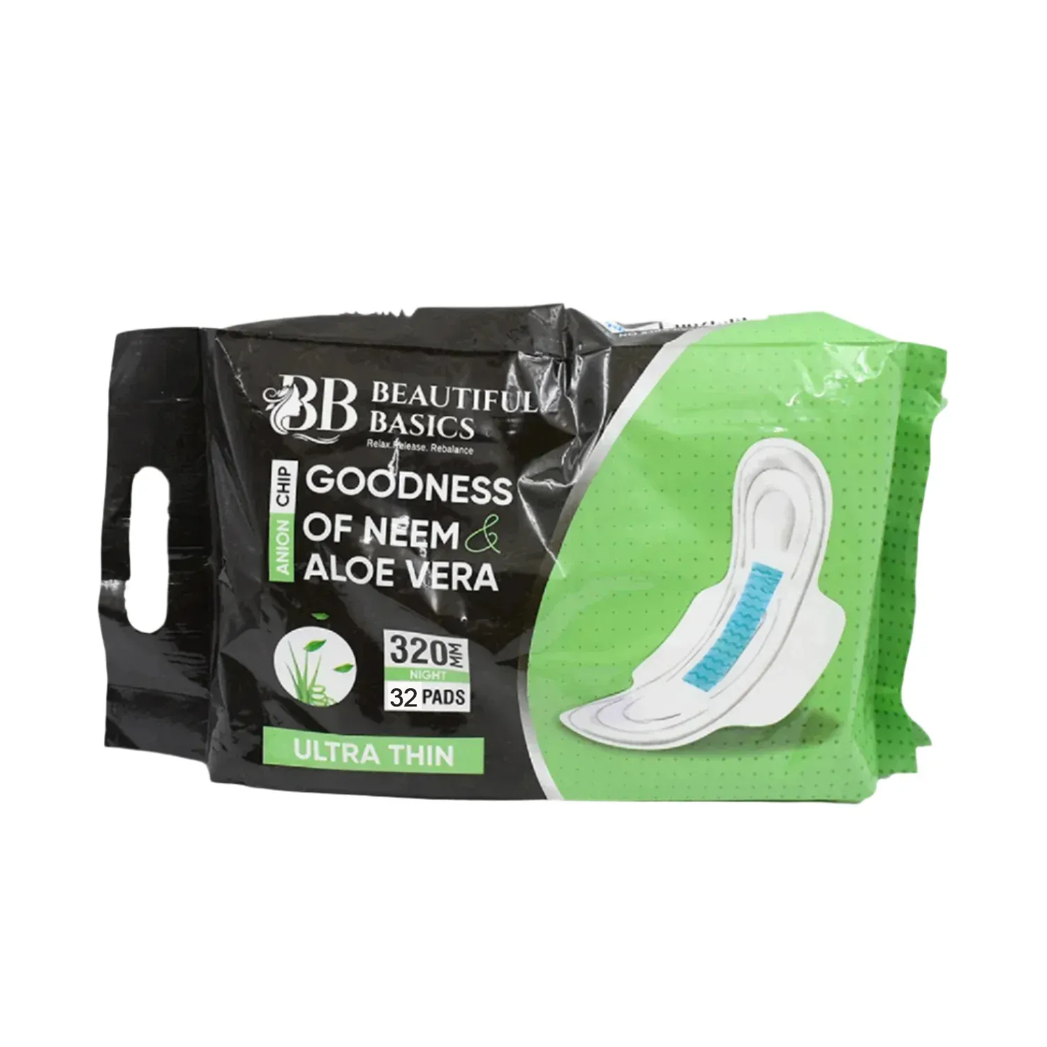 Sanitary Pads with Neem Aloe Vera – Ultra Thin | Beautiful Basics - Detailed Feature View 5