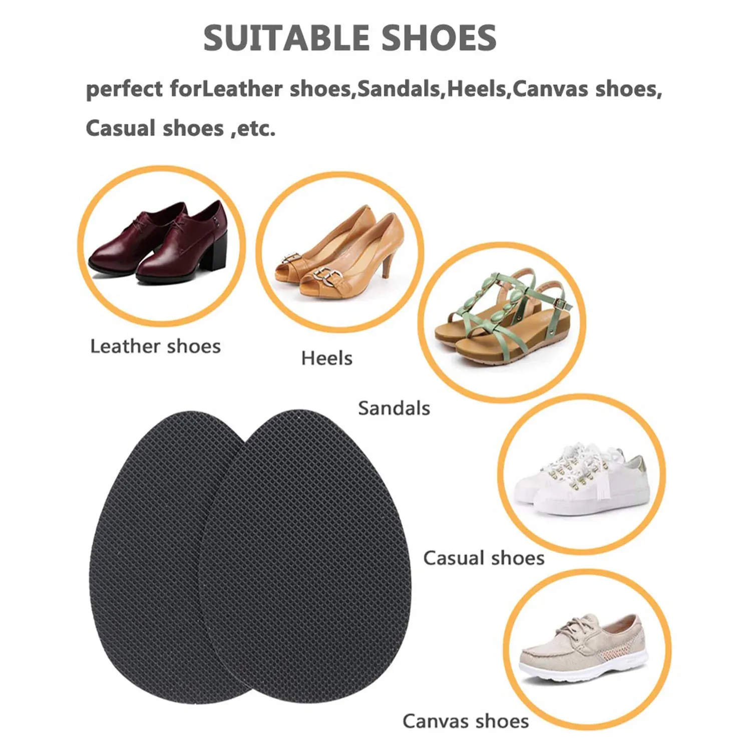 Anti-Slip Shoe Grip Sticker – Durable Self-Adhesive Traction Pad - Detailed Feature View 2
