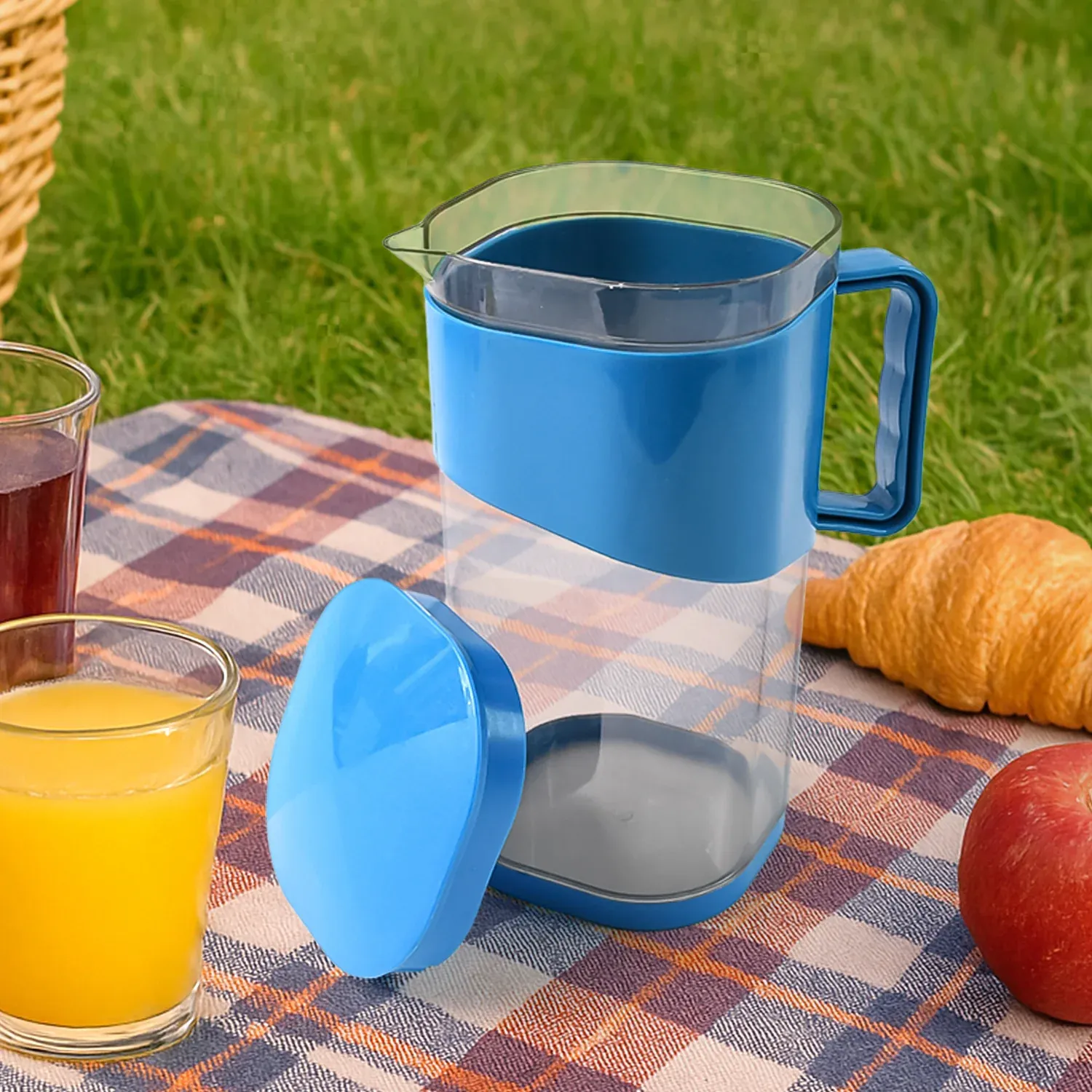 Plastic Water Jug 1.8 Litre – BPA-Free with Lid & Handle - Detailed Feature View 2