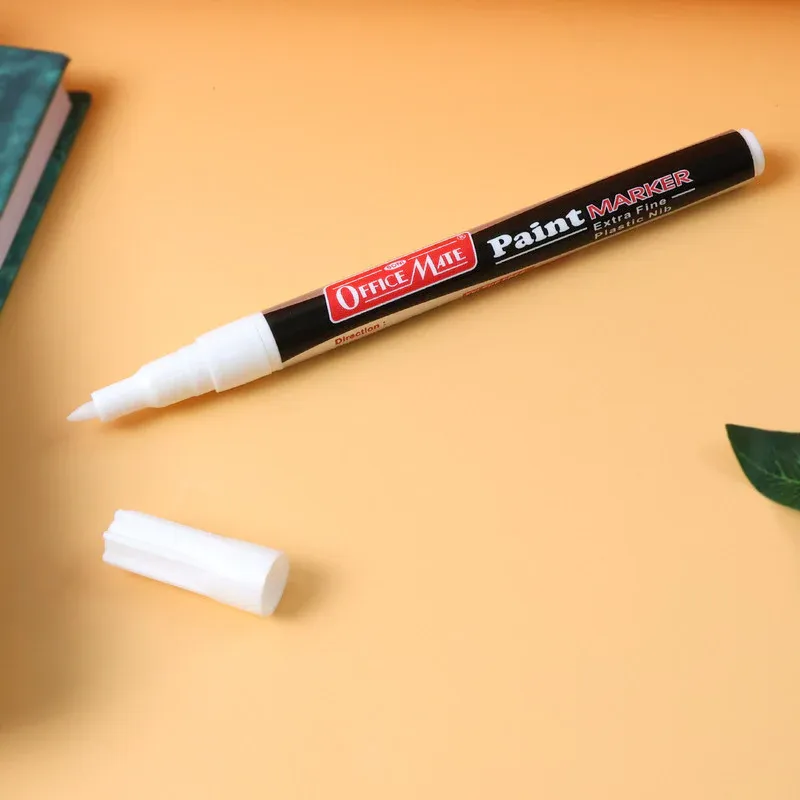 White Paint Marker Pen – Extra Fine Tip for Precise Permanent Marks - Detailed Feature View 1