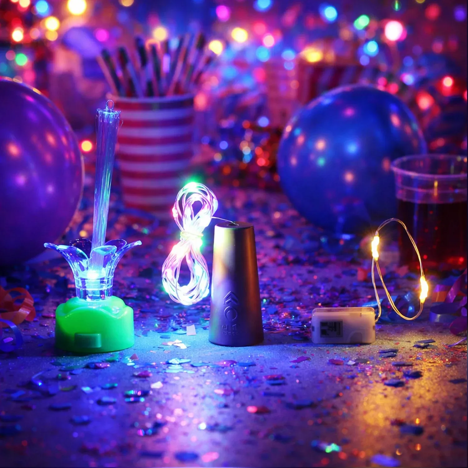 Premium LED Party Light Combo Set – 3-in-1 Festive Decorative Lights - Buy Online at Alikart