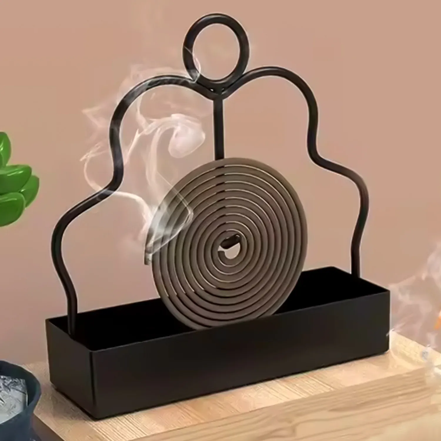 Mosquito Coil Holder – Safe Ash Catcher Stand for Home Use - Detailed Feature View 5