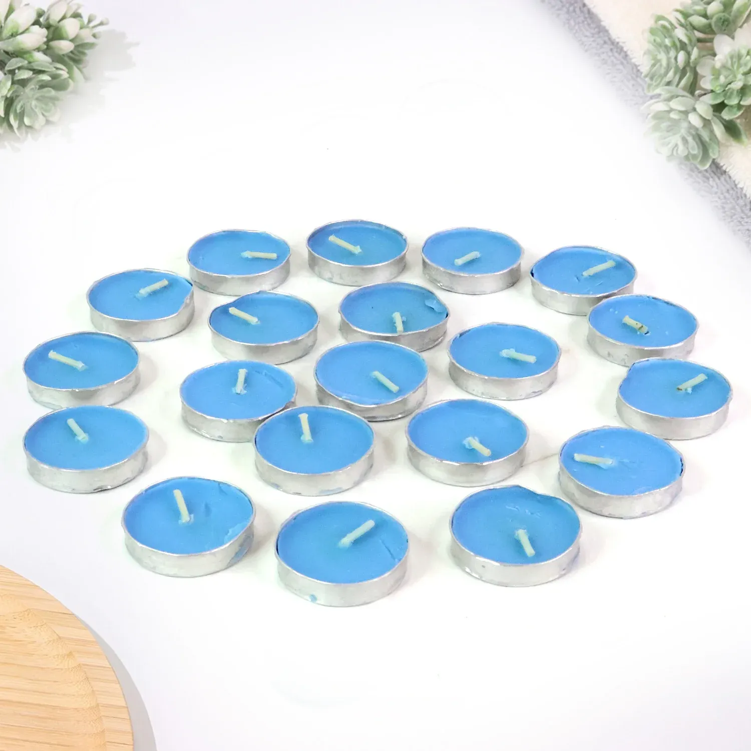 Tea Light Candles Set – 20 Multicolor Flameless Candles - Detailed Feature View 5