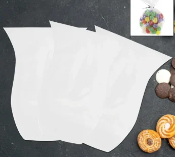 Clear Cookie Bags – Durable Food-Grade Treat Packaging (50 Pc)