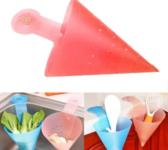 Hanging Corner Sink Strainer with Suction Cup – Kitchen Basket