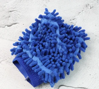 Microfiber Wash Mitt – Super Absorbent, Scratch-Safe Cleaning Glove