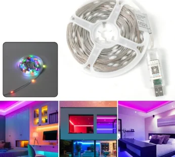 Multi Coloured 10M RGB LED Strip Lights (1 Pc)