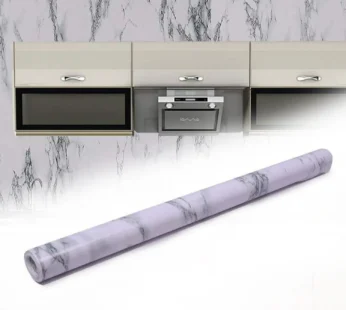 Adhesive Marble Kitchen Wallpaper 2m x 60cm – Peel & Stick