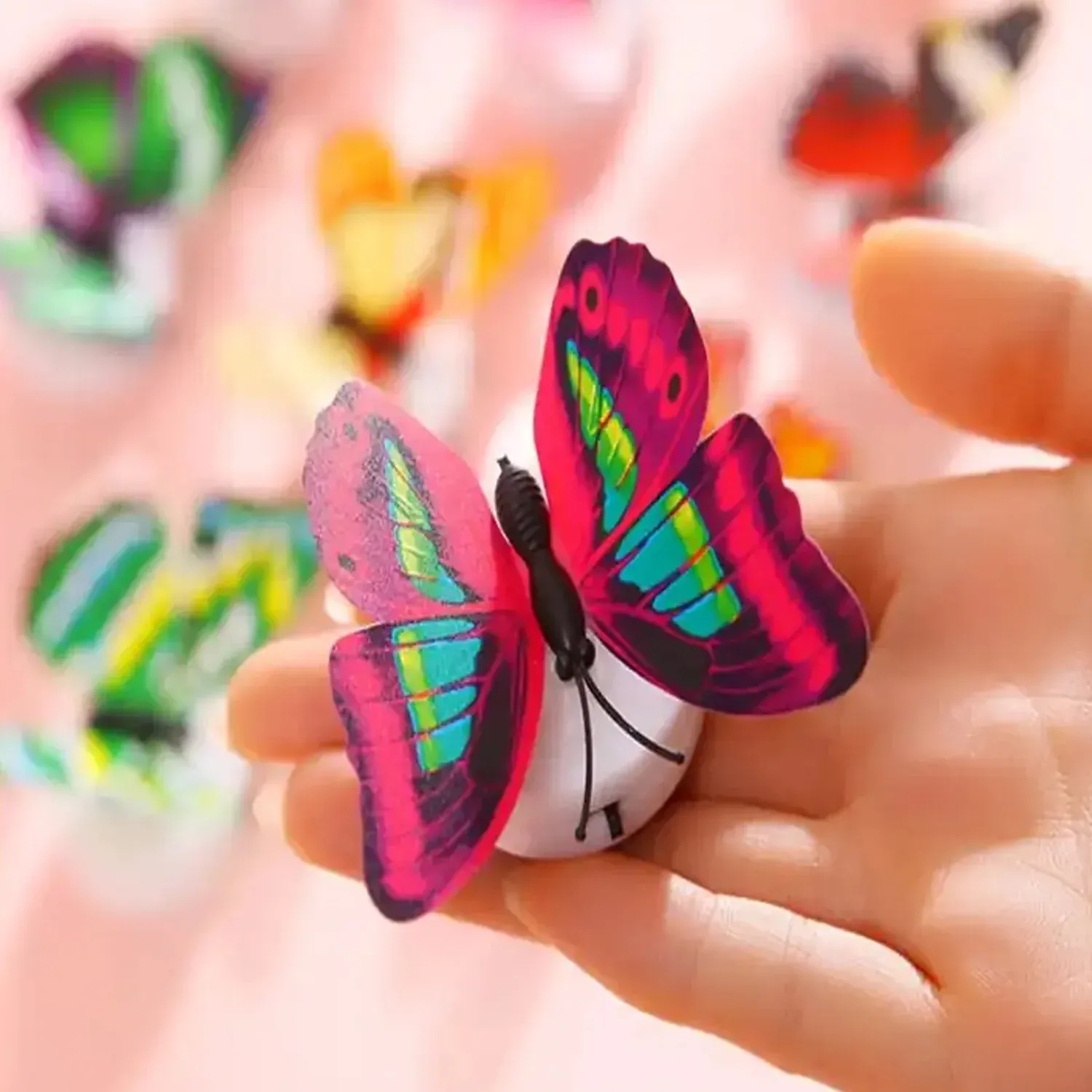 Butterfly 3D Illusion LED Night Lamp – Pack of 50 - Detailed Feature View 4