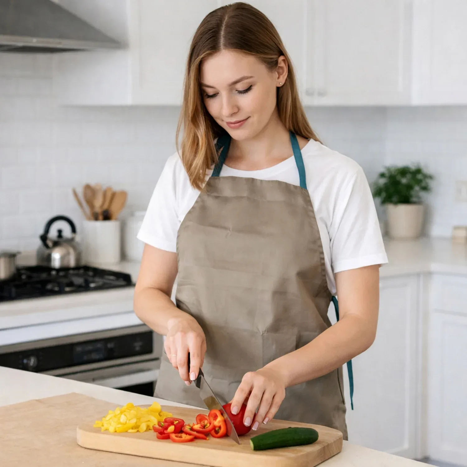 Premium Cooking Apron – Full Coverage & Adjustable Multipurpose Kitchen Apron - Buy Online at Alikart