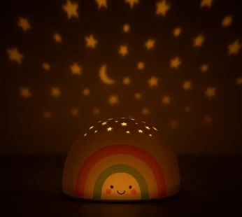 Rainbow Projector LED Night Light for Kids – Starry Sky Lamp