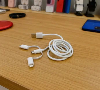 3-in-1 Multi Charging Cable โ Universal & Travel-Friendly USB Cord