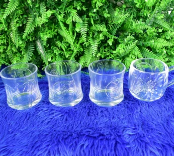 Glass Drinkware Set – 4-Piece Mugs & Tumblers | TableNest