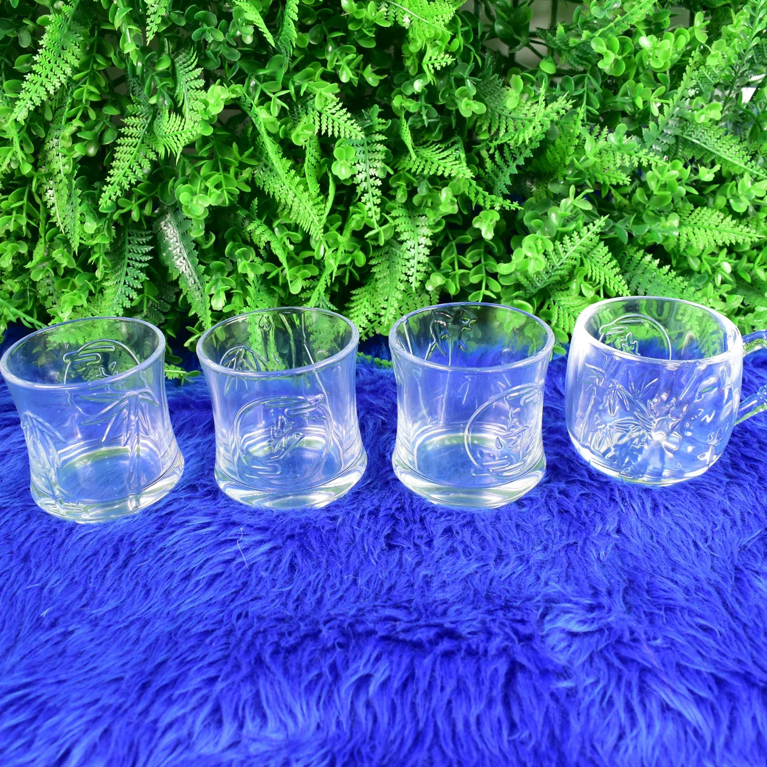 Premium Glass Drinkware Set – 4-Piece Mugs & Tumblers | TableNest - Buy Online at Alikart