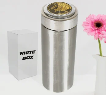 Stainless Steel Insulated Water Bottle with Spout Lid – Grey
