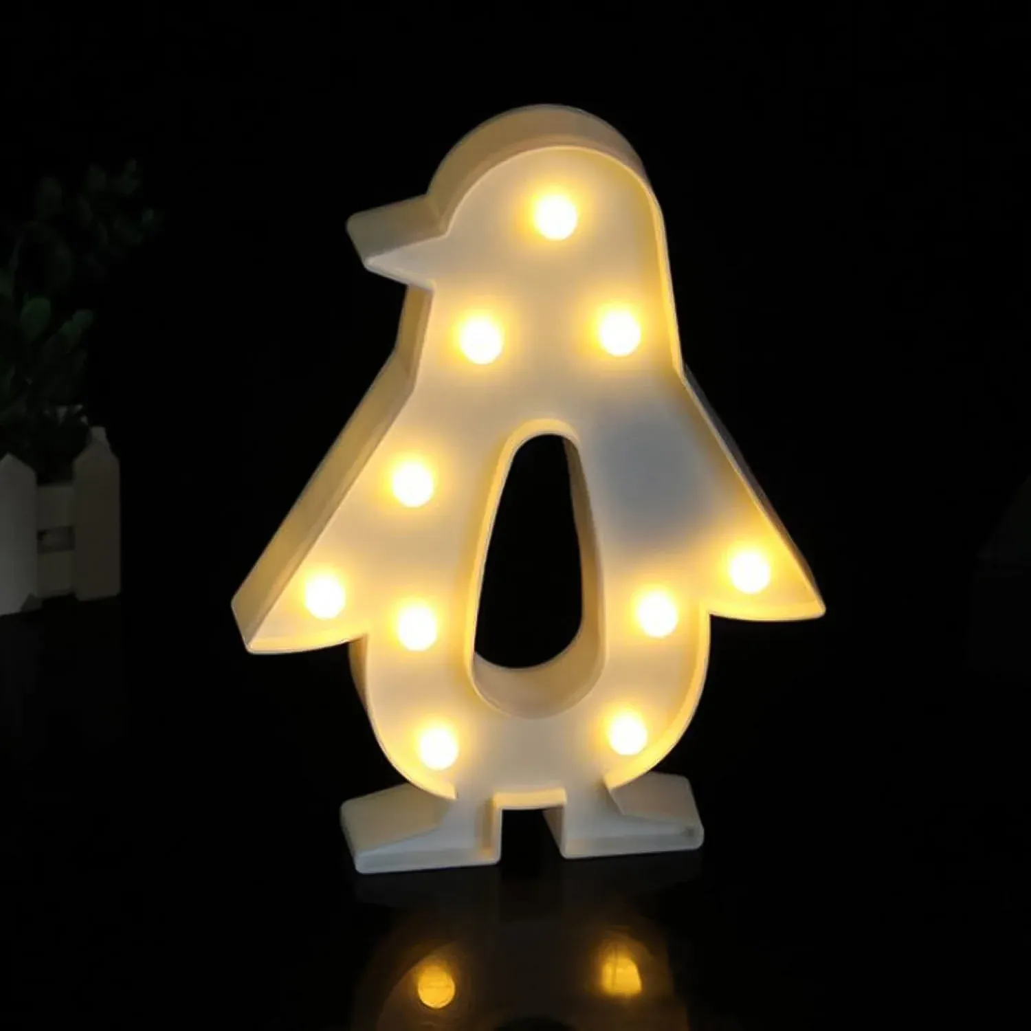 Penguin Shaped Light LED Light Kids Room (1 Pc / Battery Not Included) - Detailed Feature View 3