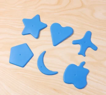 Haircut Design Stencil Set – 6-in-1 Creative Hair Trimmer Molds