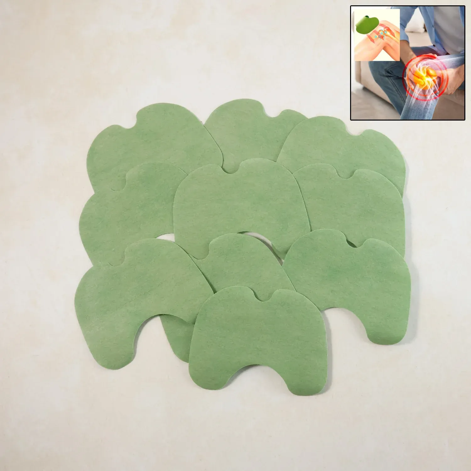Premium Herbal Knee Relief Patches – 10 Adhesive Pain Support Patches - Buy Online at Alikart
