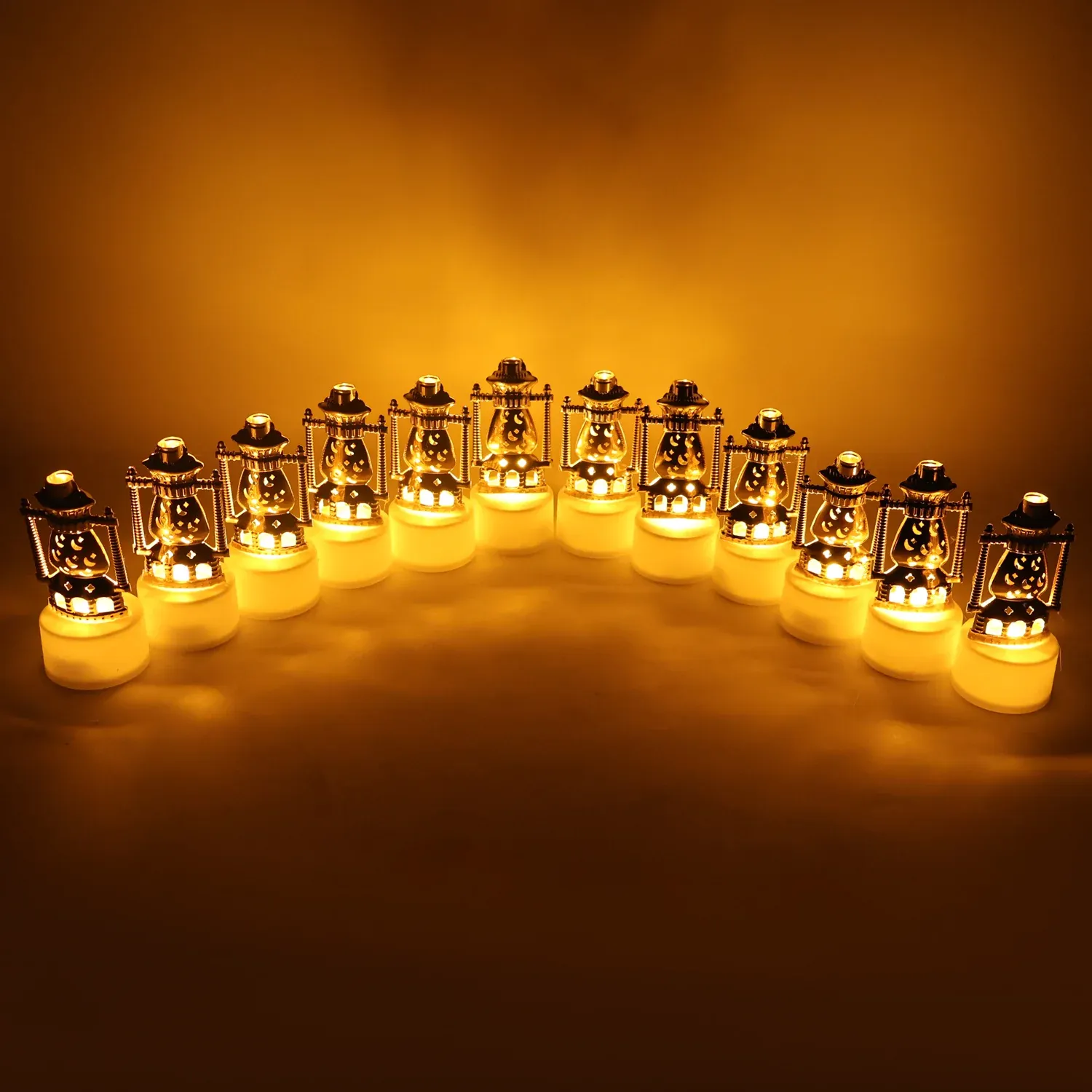 Premium Lantern Style Flameless LED Candles – Safe Vintage Ambience (12 Pc) - Buy Online at Alikart