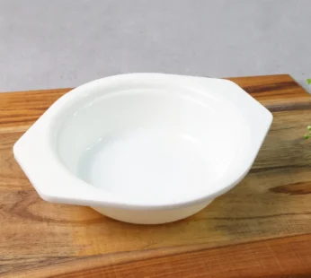 Plastic Serving Bowl with Easy-Grip Side Tabs – Durable & Lightweight