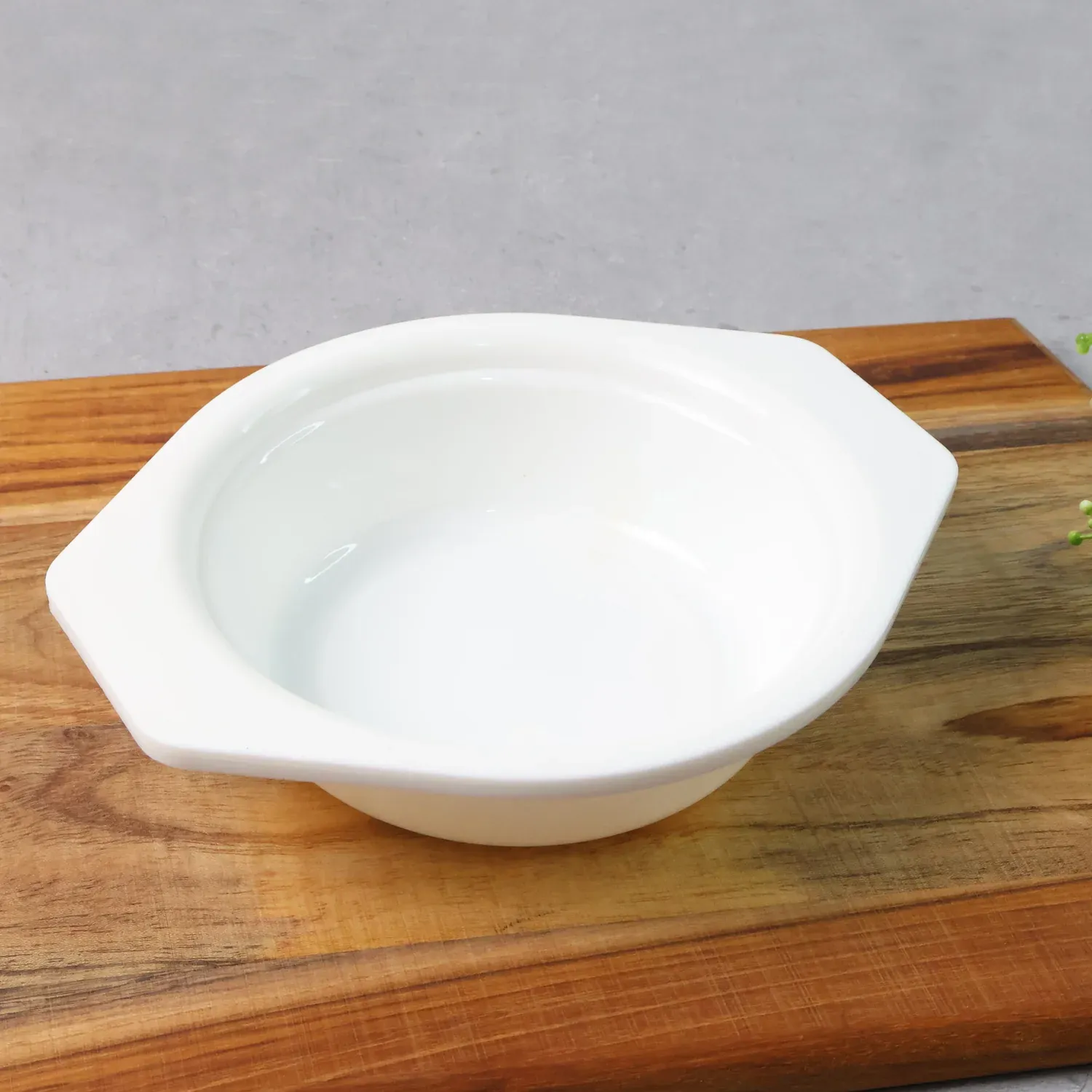 Premium Plastic Serving Bowl with Easy-Grip Side Tabs – Durable & Lightweight - Buy Online at Alikart
