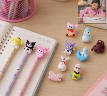 Cartoon Pencil Topper for Kids – Fun & Protective Stationery Cap