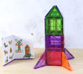Magnetic Building Tiles Set – 26 Pieces for Creative STEM Play