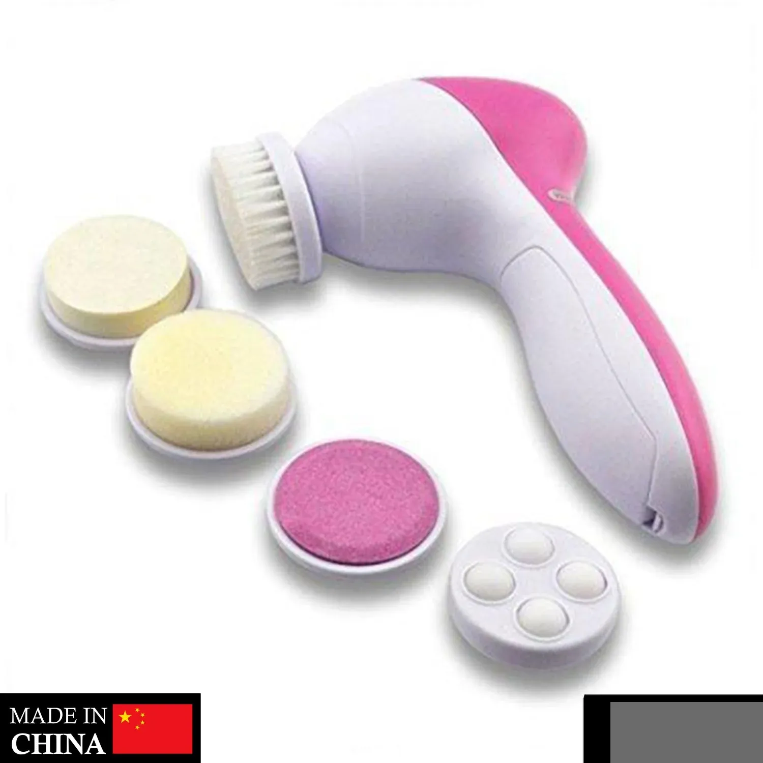 Premium Facial Massager – 5-in-1 Body Cleanser & Exfoliator | VelvaBloom - Buy Online at Alikart