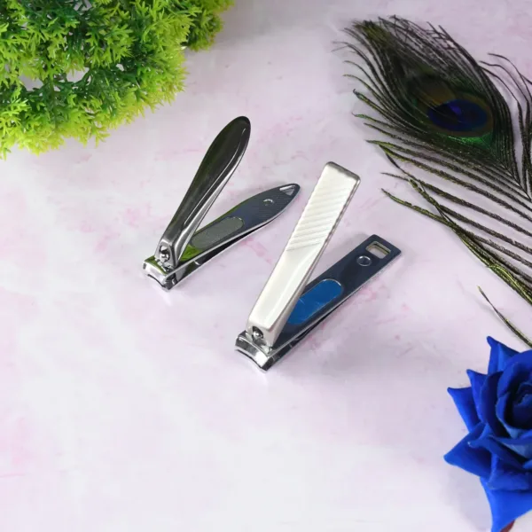 Stainless Steel Folding Nail Clippers with Nail File – Durable & Portable