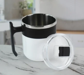 Insulated Mug – 350ml Stainless Steel, Spill-Resistant
