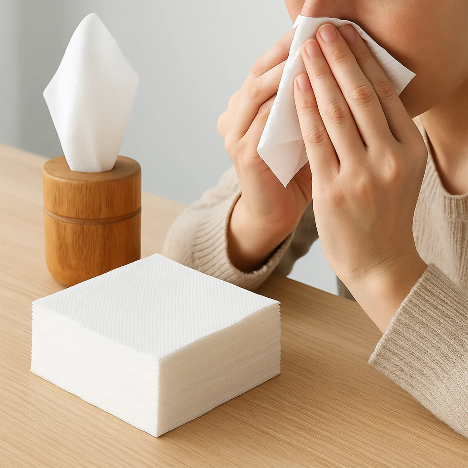 Premium Soft Facial Tissue Paper Napkins - 50 Pcs Set for Home & Travel - Buy Online at Alikart
