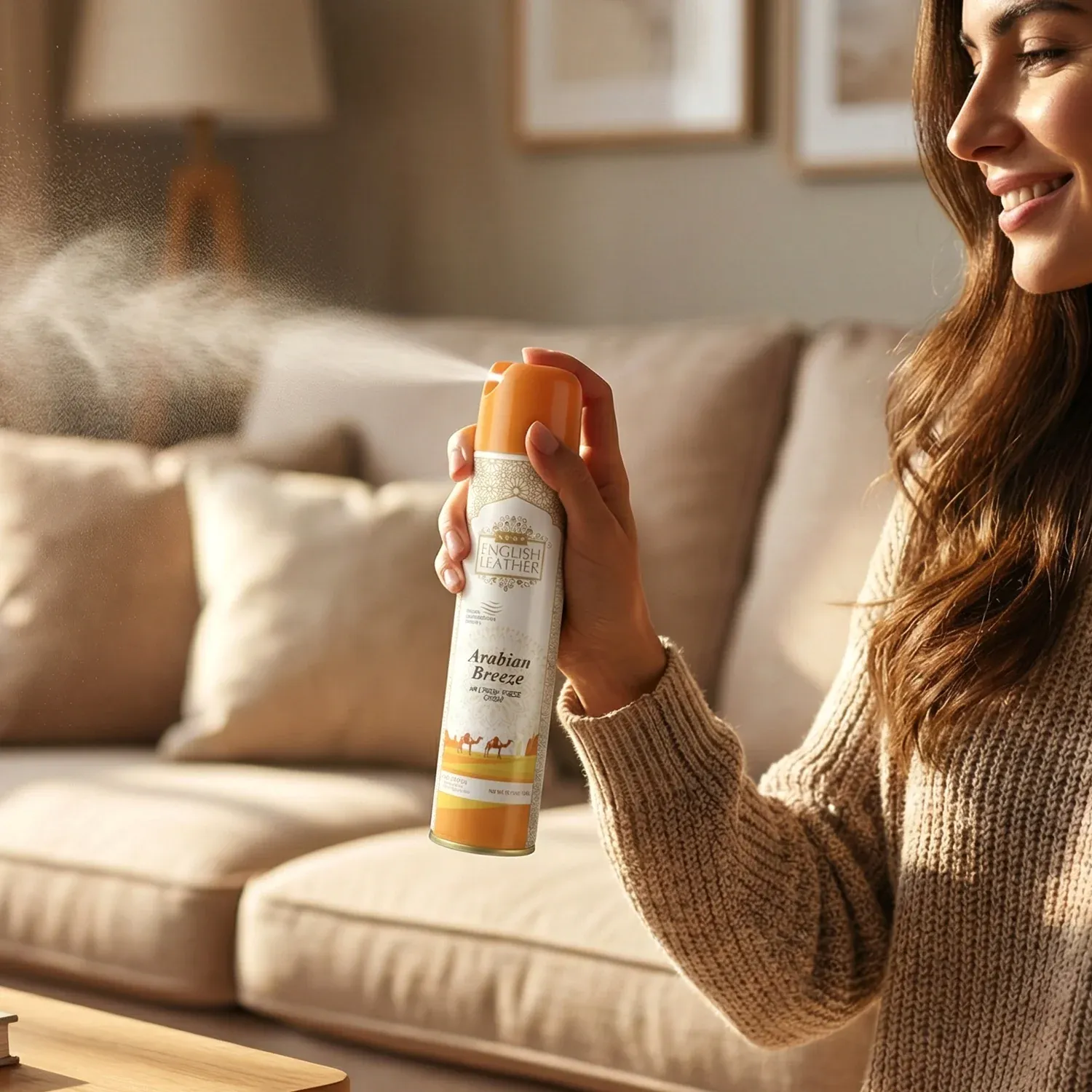 Next Premium English Leather Arabian Breeze Air Freshener Spray 220 ML - Detailed Feature View 2