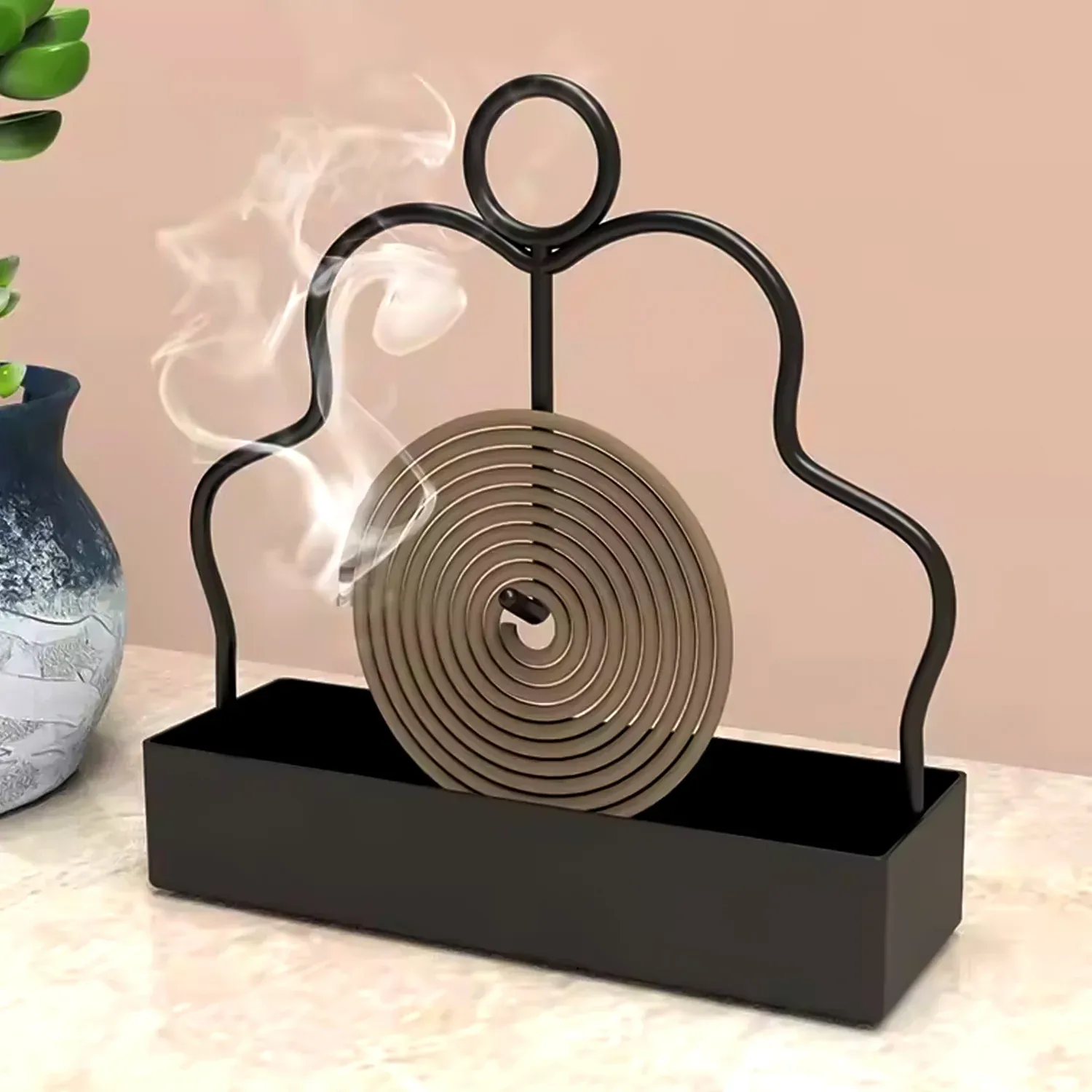 Mosquito Coil Holder – Safe Ash Catcher Stand for Home Use - Detailed Feature View 6