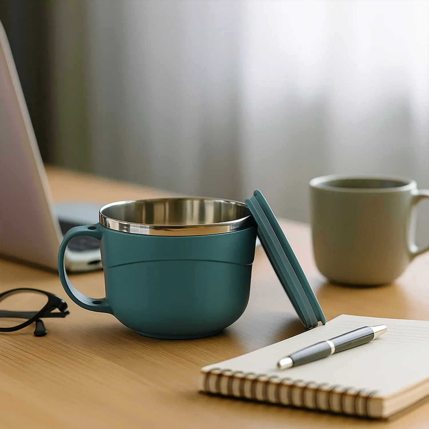 Insulated Soup & Noodle Bowl 700ML – Keep Meals Hot On-The-Go - Detailed Feature View 5