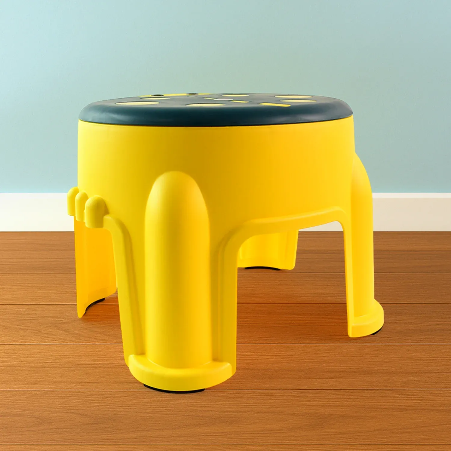 Kids Step Stool – Durable Apex Bubble Plastic with Non-Slip Seat - Detailed Feature View 5