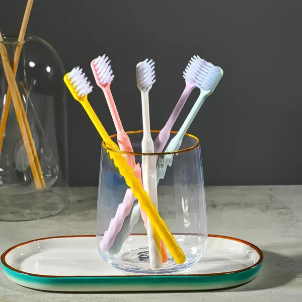 Soft Plastic Toothbrush Set – 20 Pcs with Travel Box | BrushedUp