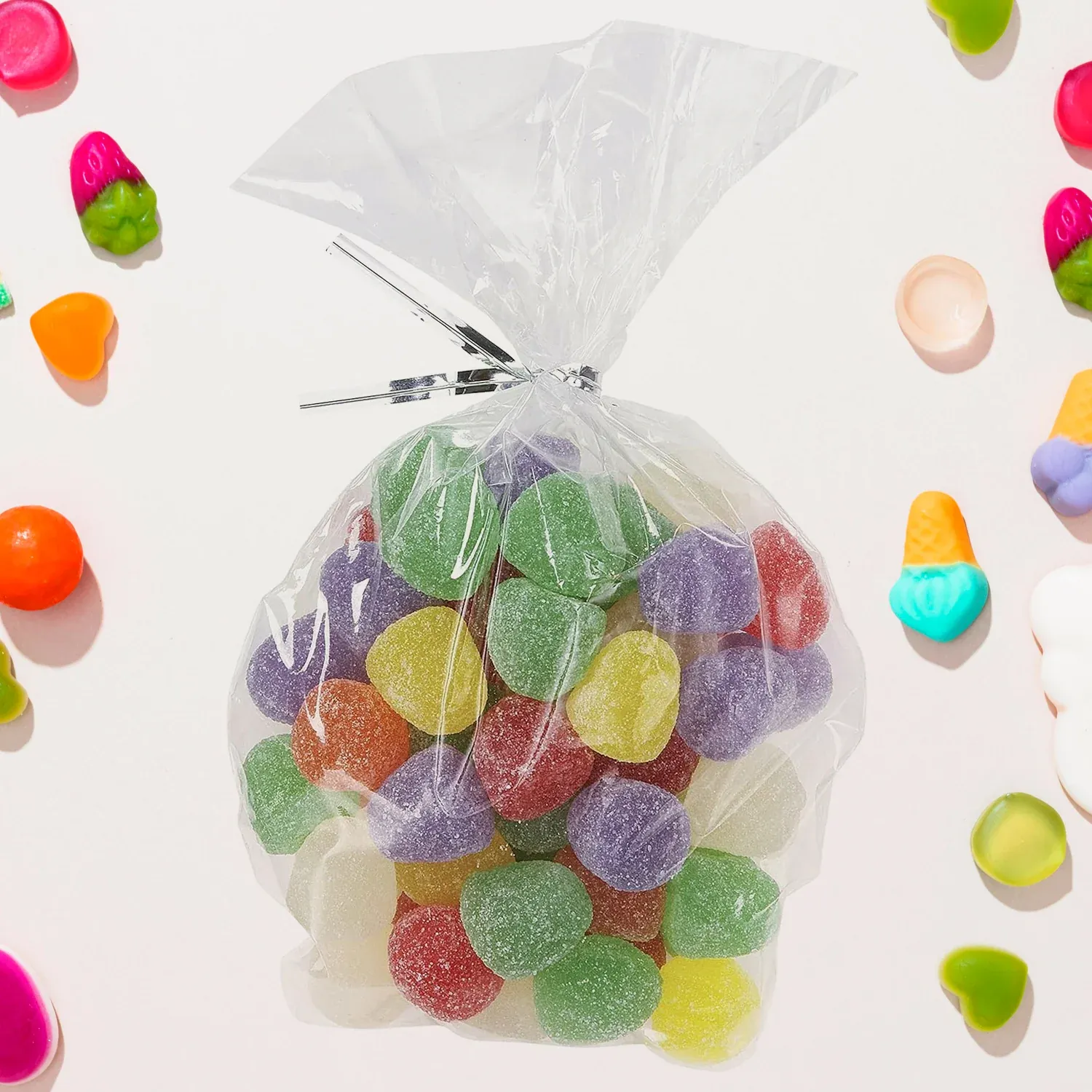 Clear Cookie Bags – Durable Food-Grade Treat Packaging (50 Pc) - Detailed Feature View 2