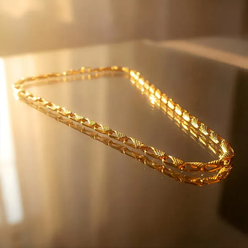 Classic Gold Finish Designer Chain for Men – Daily Wear - Detailed Feature View 1