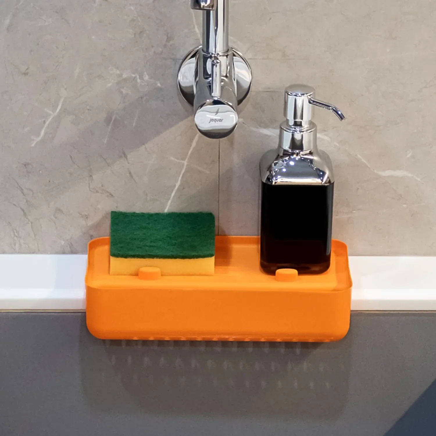Premium Sink Drainer Shelf – Multifunctional Plastic Storage | Garth - Buy Online at Alikart
