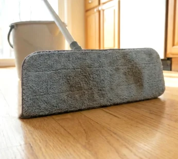 Microfiber Flat Mop Replacement Pad 38x12cm – Reusable & Washable