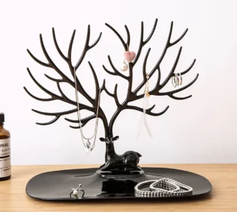 Deer Shaped Jewellery Holder – Elegant Antler Tree Organizer