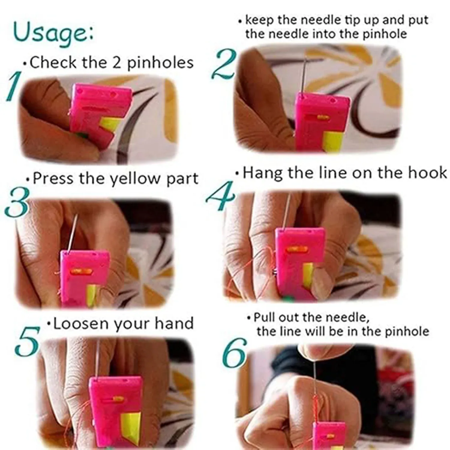 7 in 1 Multipurpose Tailoring Sewing Kit with Thread & Needles - Detailed Feature View 5