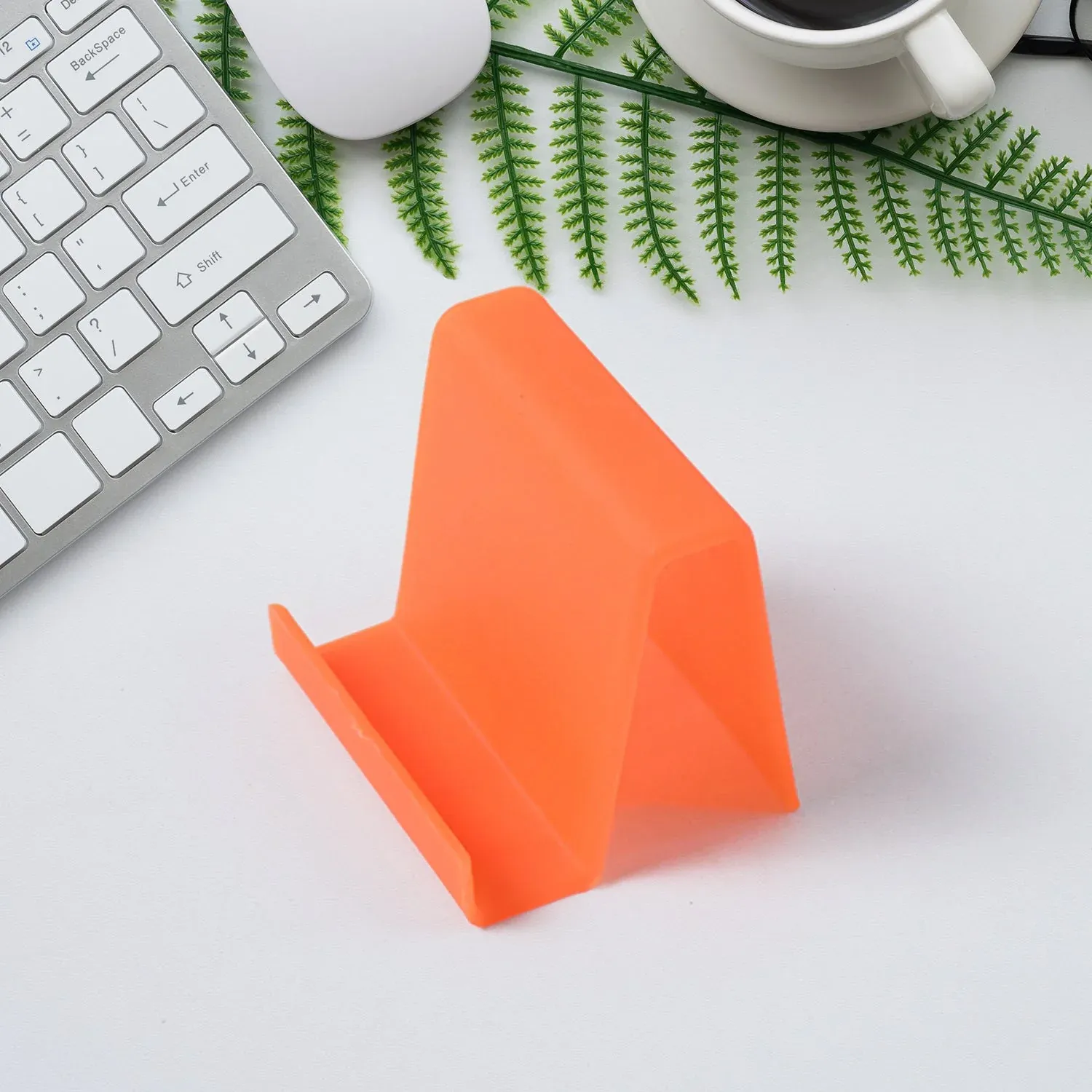 Plastic Phone Stand with Angled Support – Durable & Compact - Detailed Feature View 3