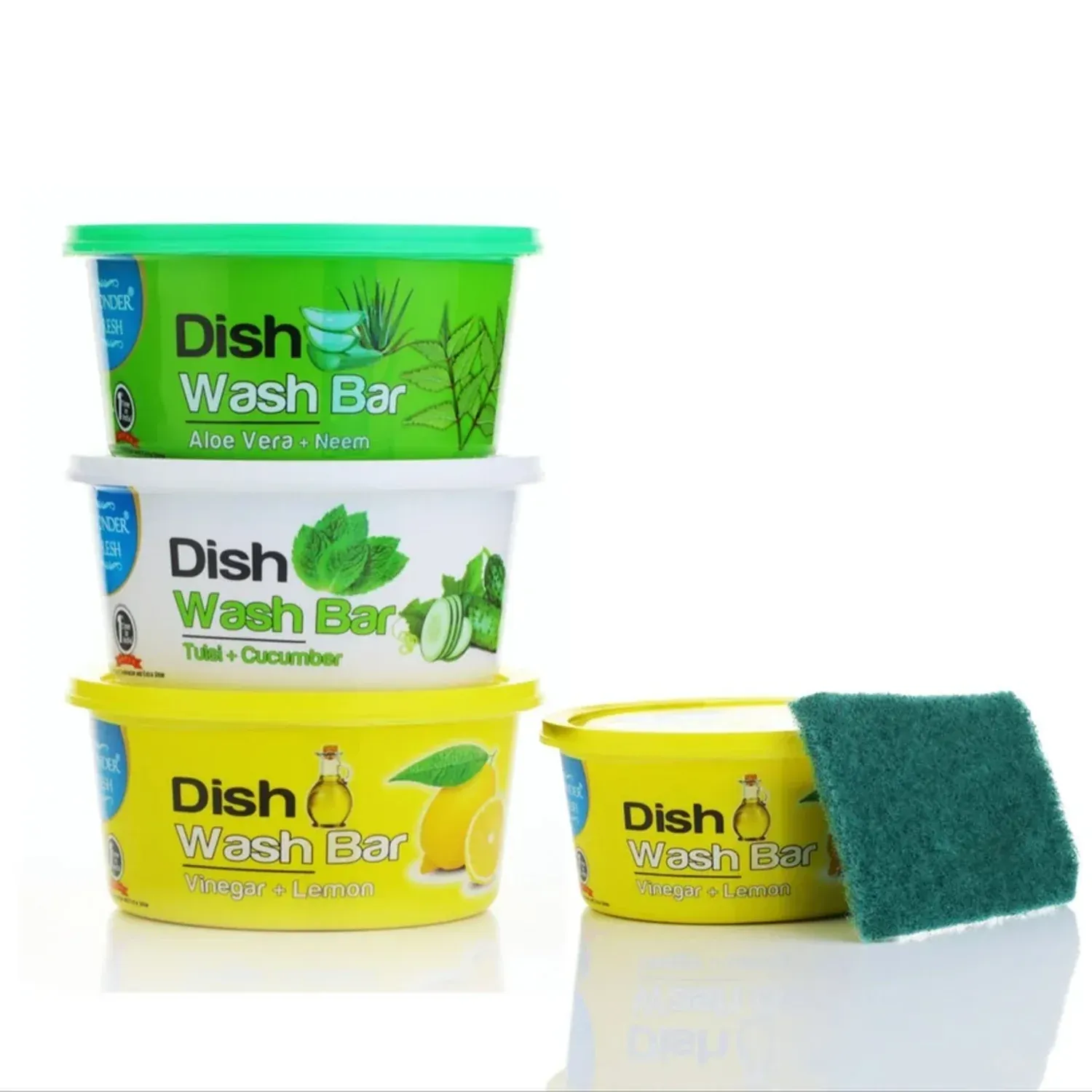 Fresh Mix Flavor Dishwash Bar with Super Scrubber 350g - Detailed Feature View 4