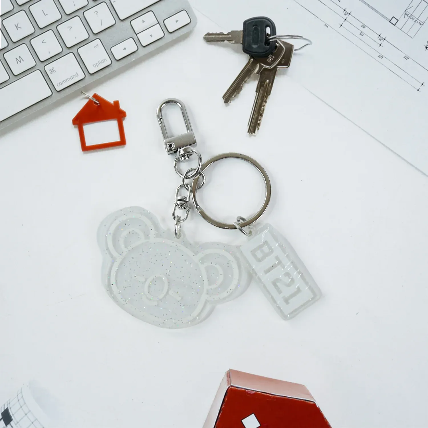Acrylic Keychains – Cute & Durable Mixed Designs - Detailed Feature View 6
