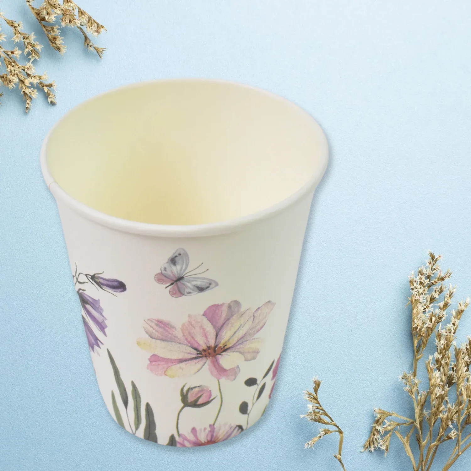 Disposable Paper Cups – Mixed Design 24 Pcs | Papezo - Detailed Feature View 3