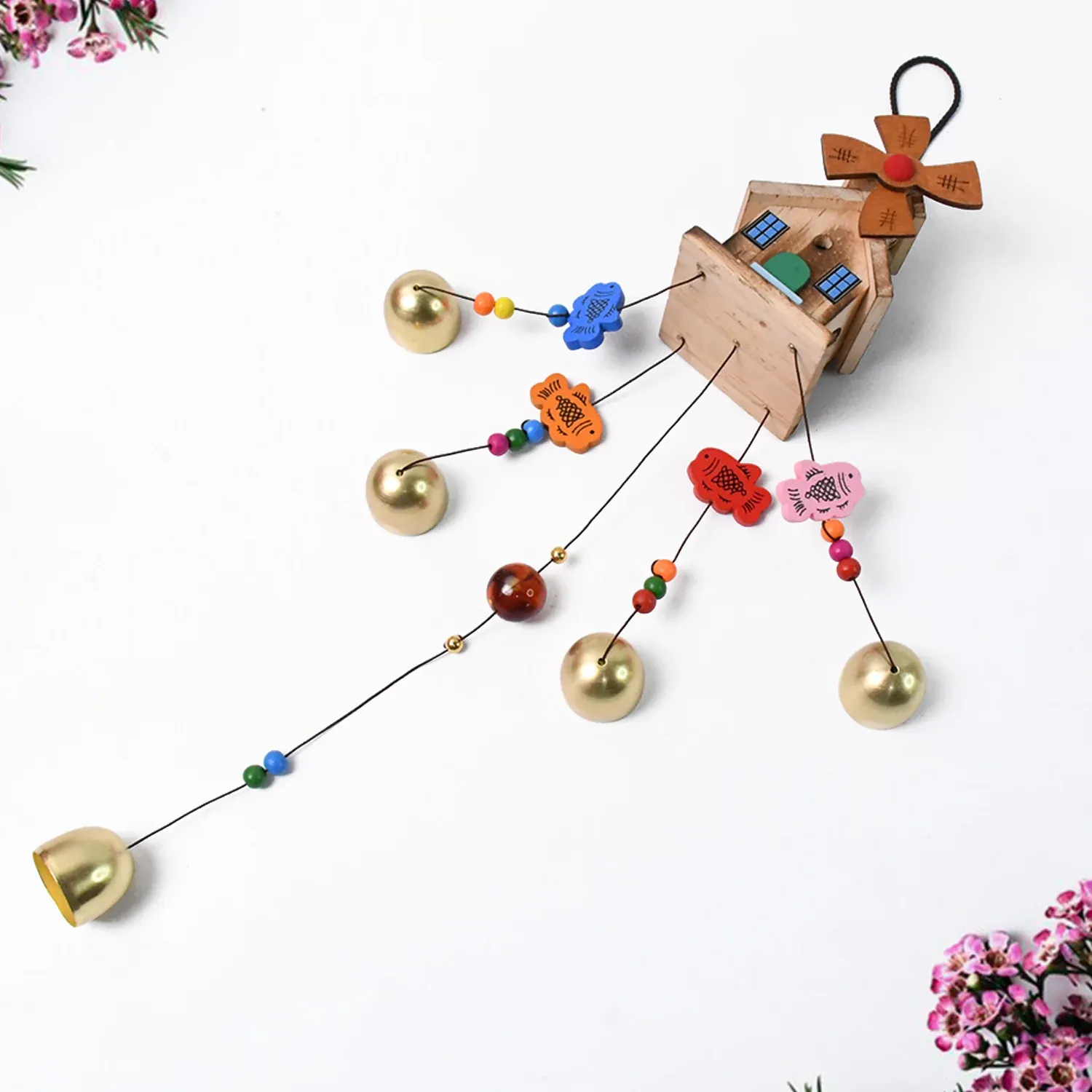 Dragonfly Wind Chime – Outdoor Hanging Garden Decor - Detailed Feature View 5